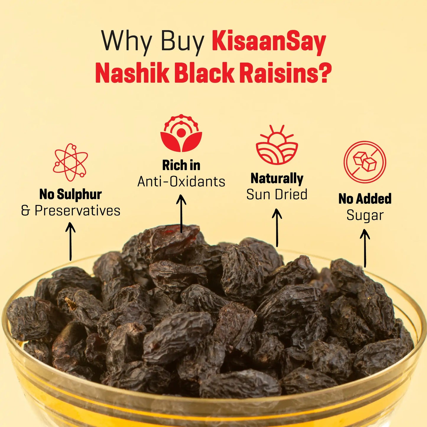Nashik Black Raisins