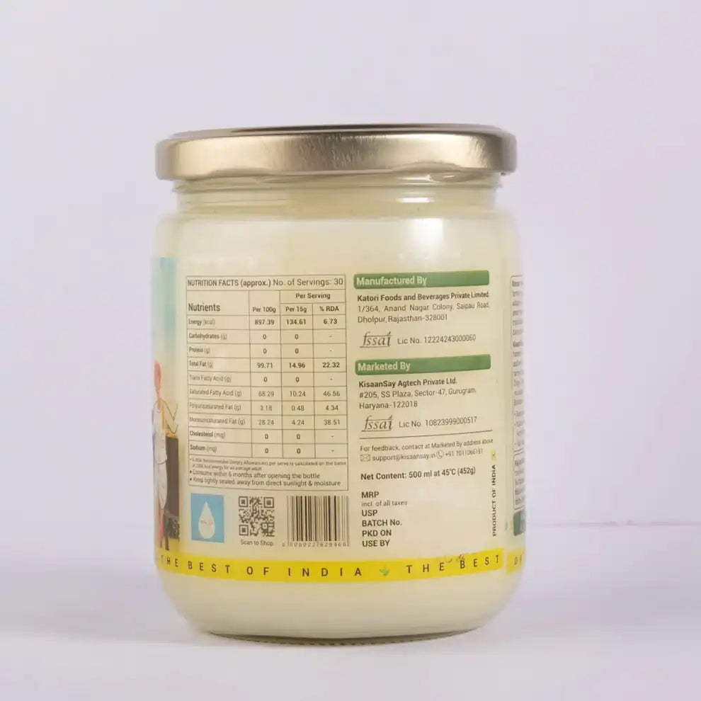 Chambal Desi A2 Buffalo Ghee