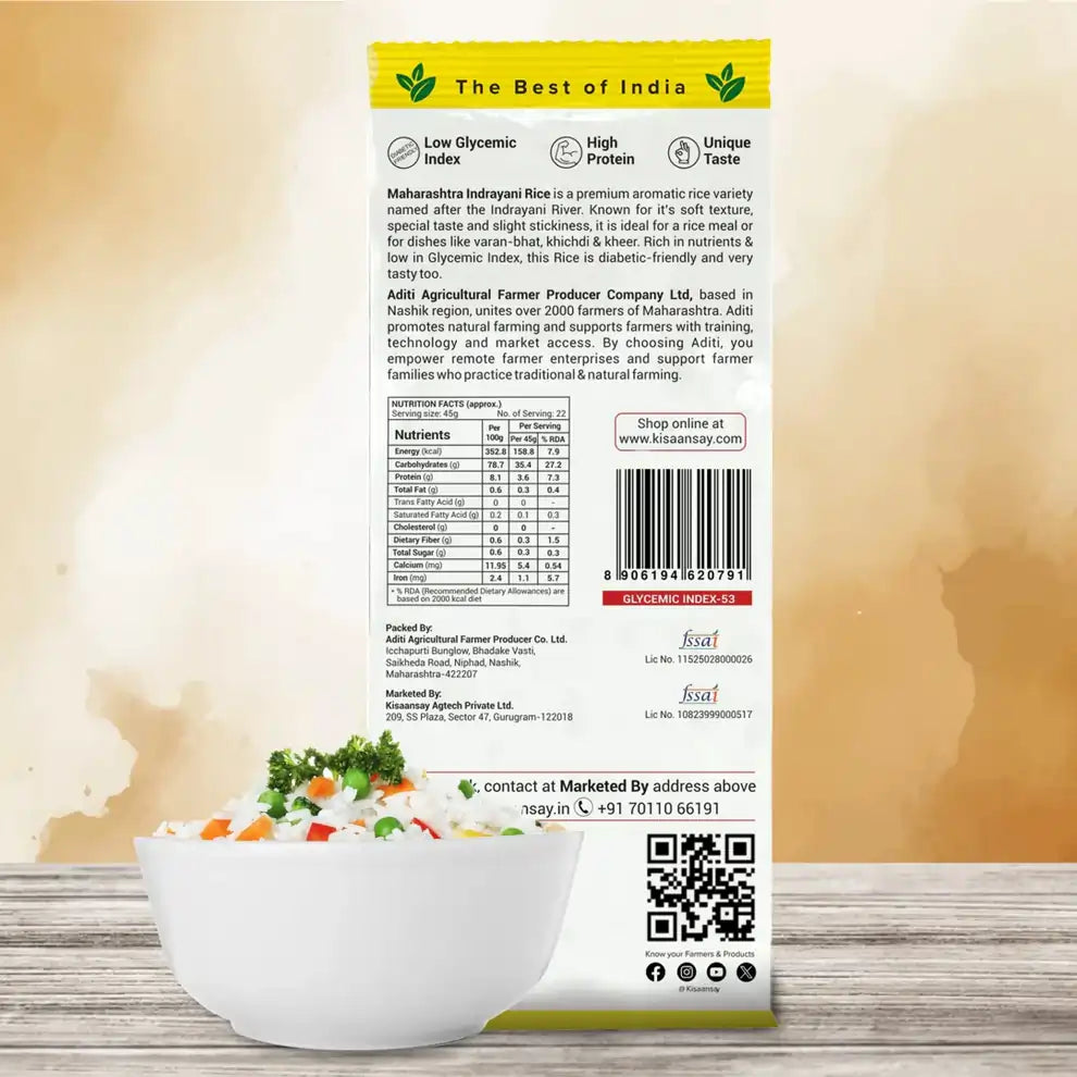 Maharashtra Indrayani Rice