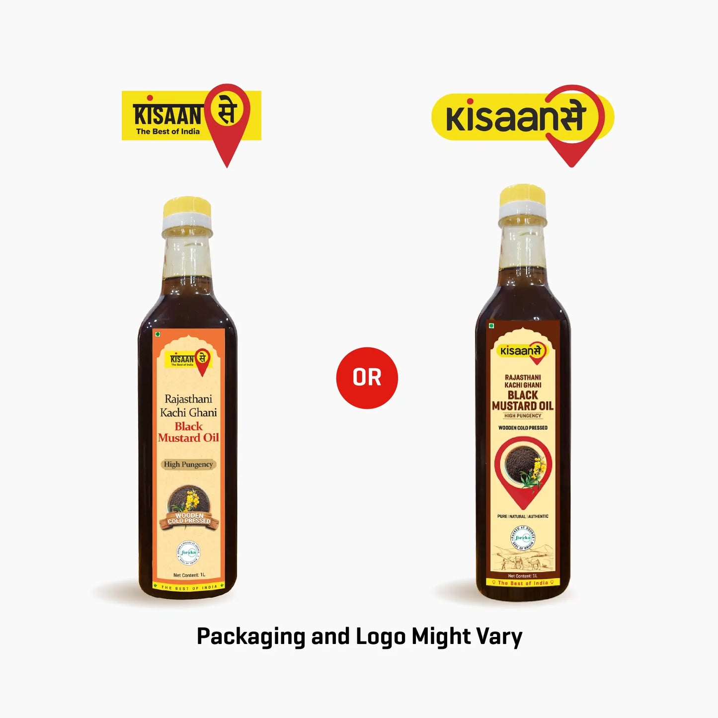 Rajasthani Kachi Ghani Mustard Oil (Black) - Wood Pressed