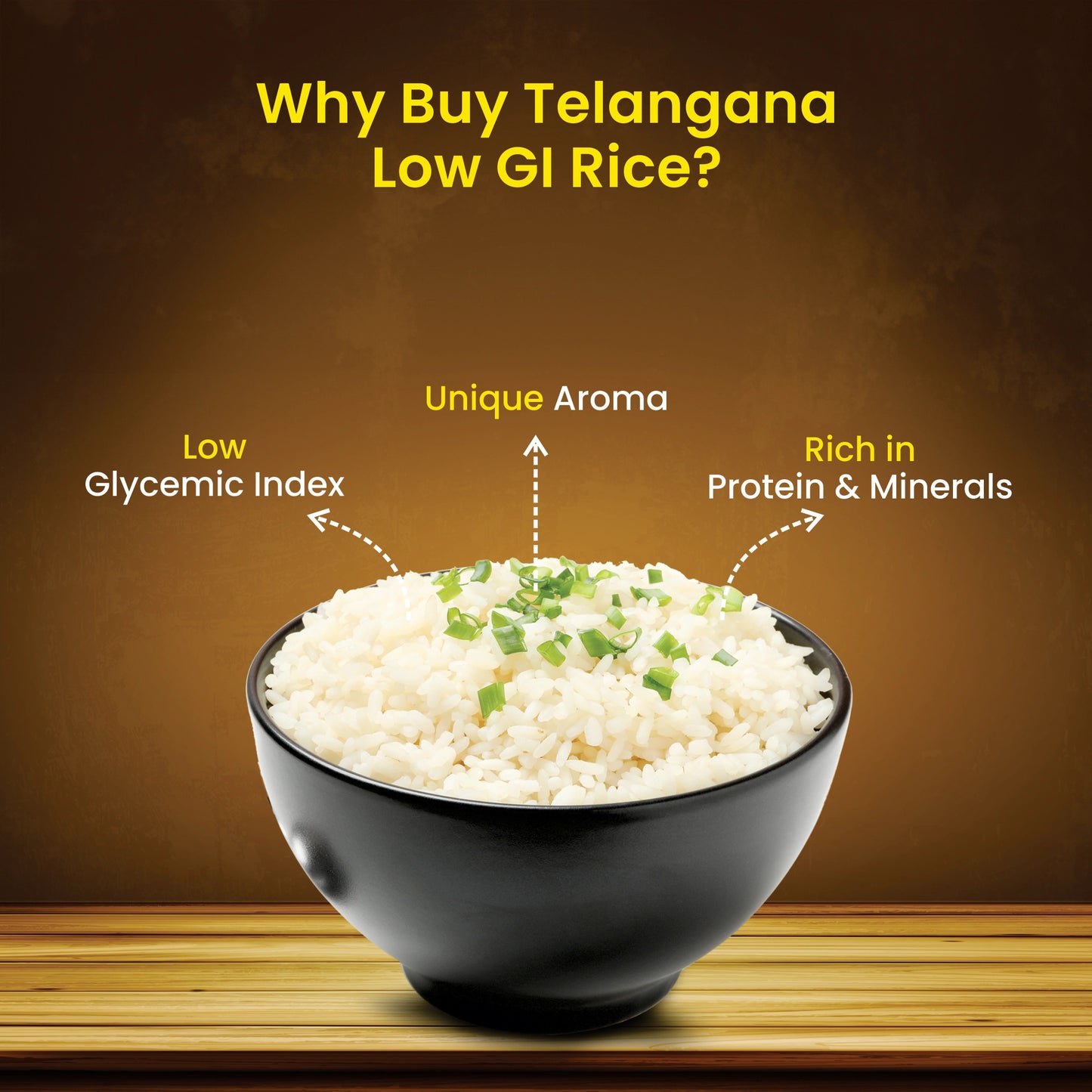 Telangana Low GI Sona Rice