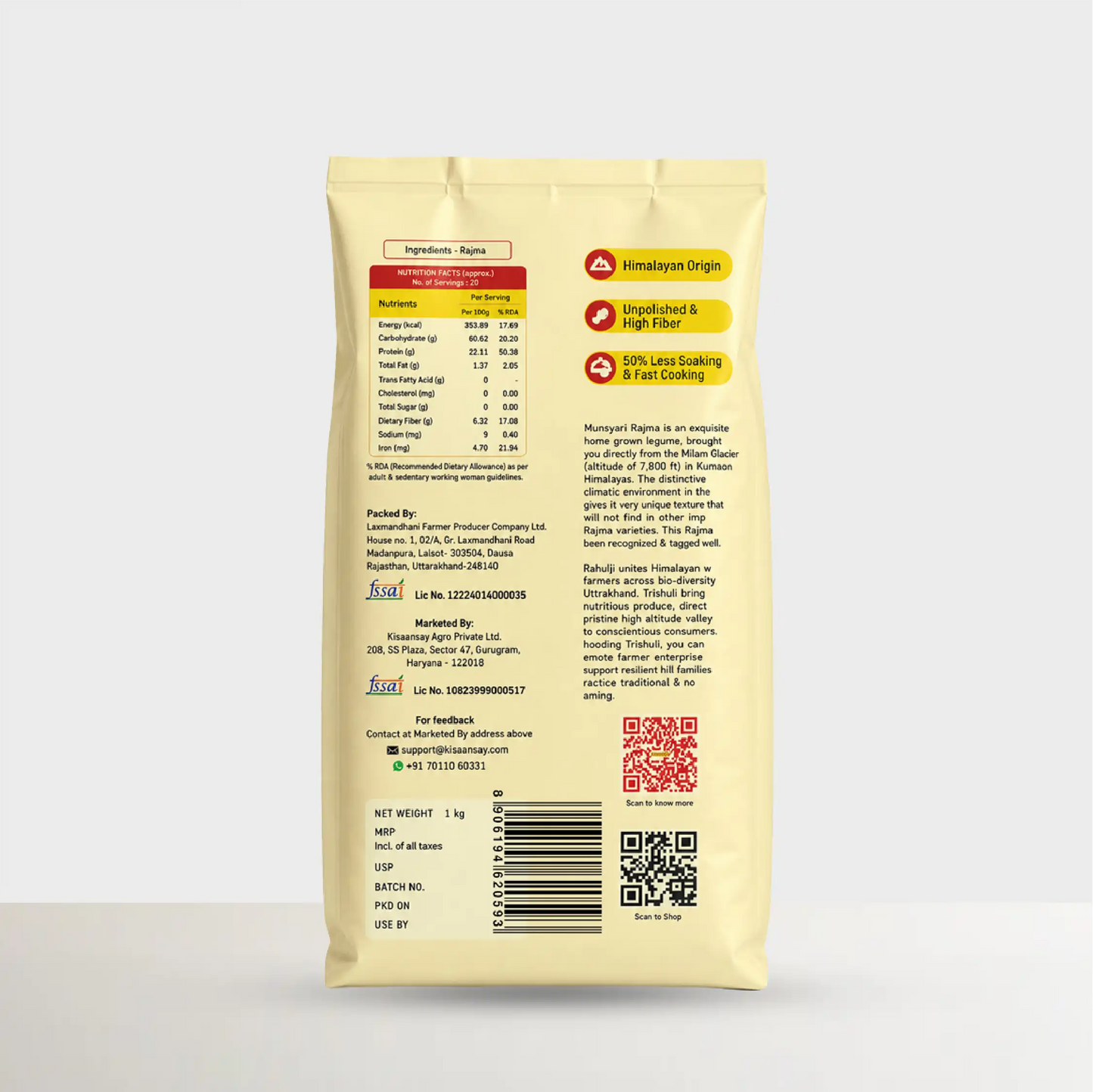 Himalayan Munsyari Rajma