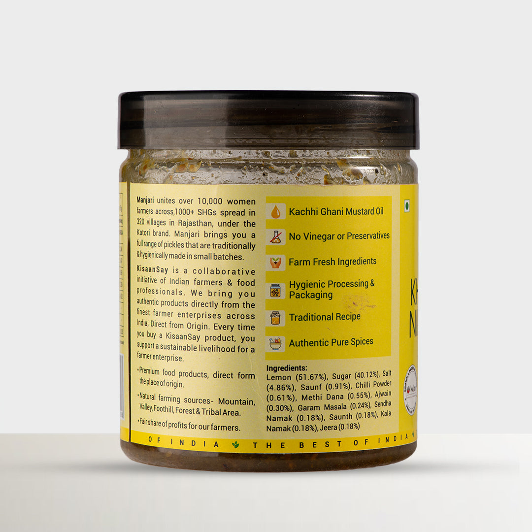 Rajasthani Khatta Meetha Nimbu Achaar
