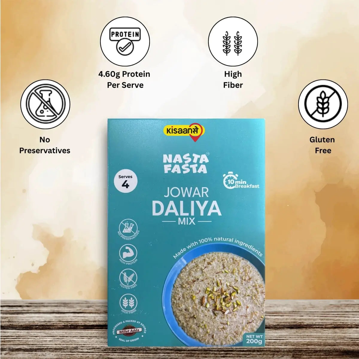 Nasta Fasta Jowar Daliya Mix