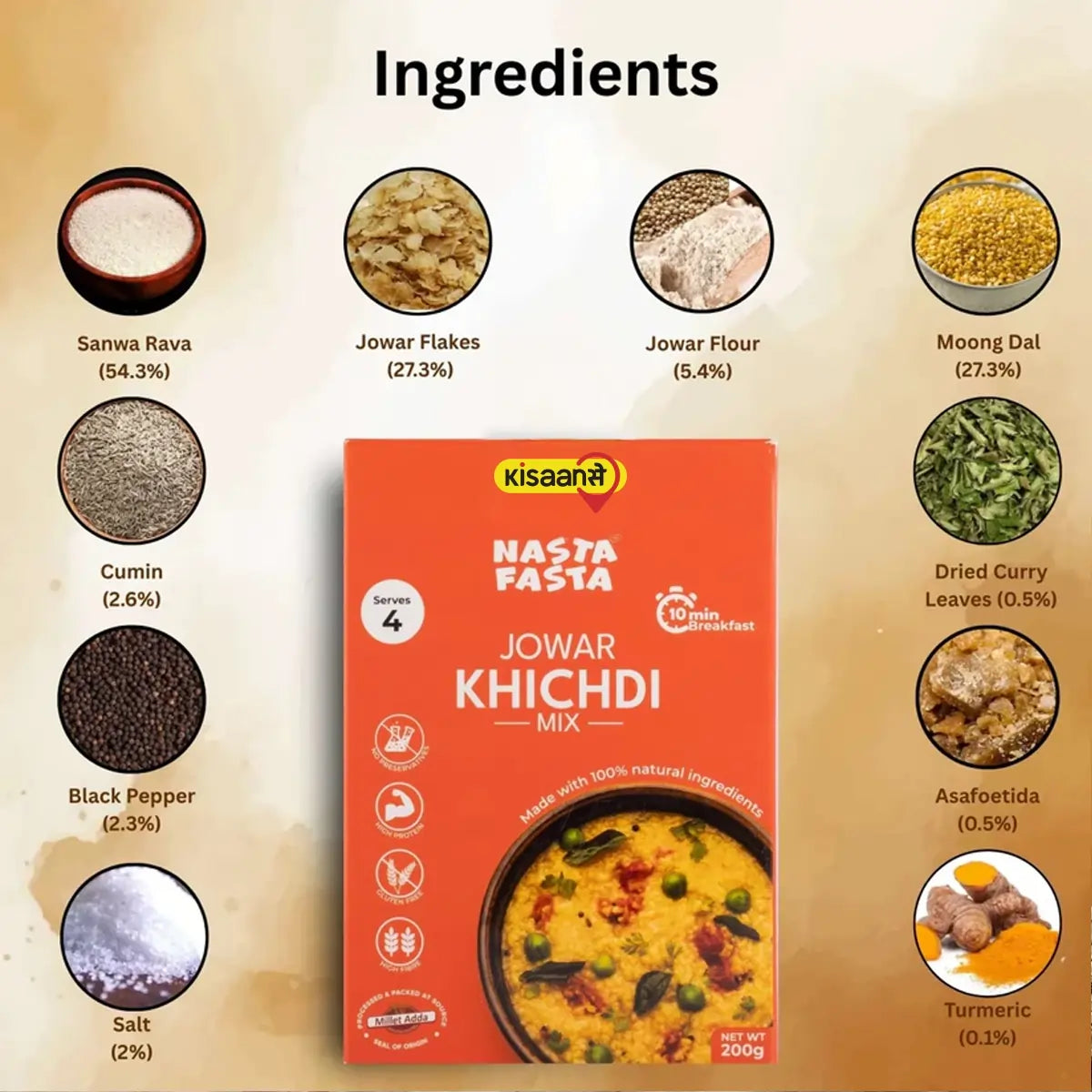 Nasta Fasta Jowar Khichdi Mix
