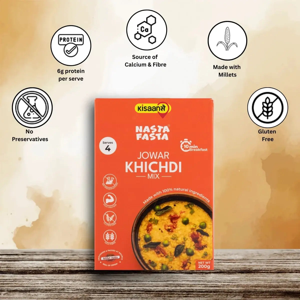 Nasta Fasta Jowar Khichdi Mix