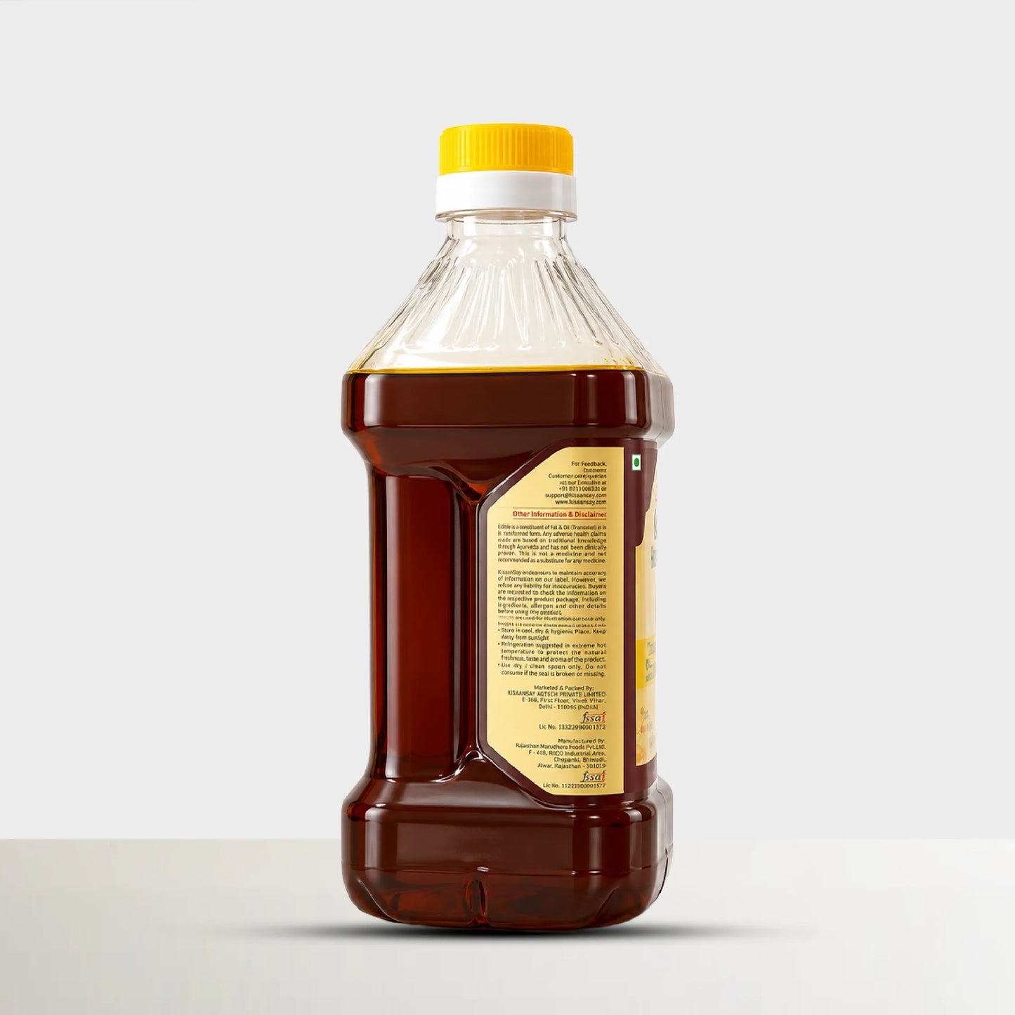 Rajasthani Kachi Ghani Black Mustard Oil - Wood Pressed