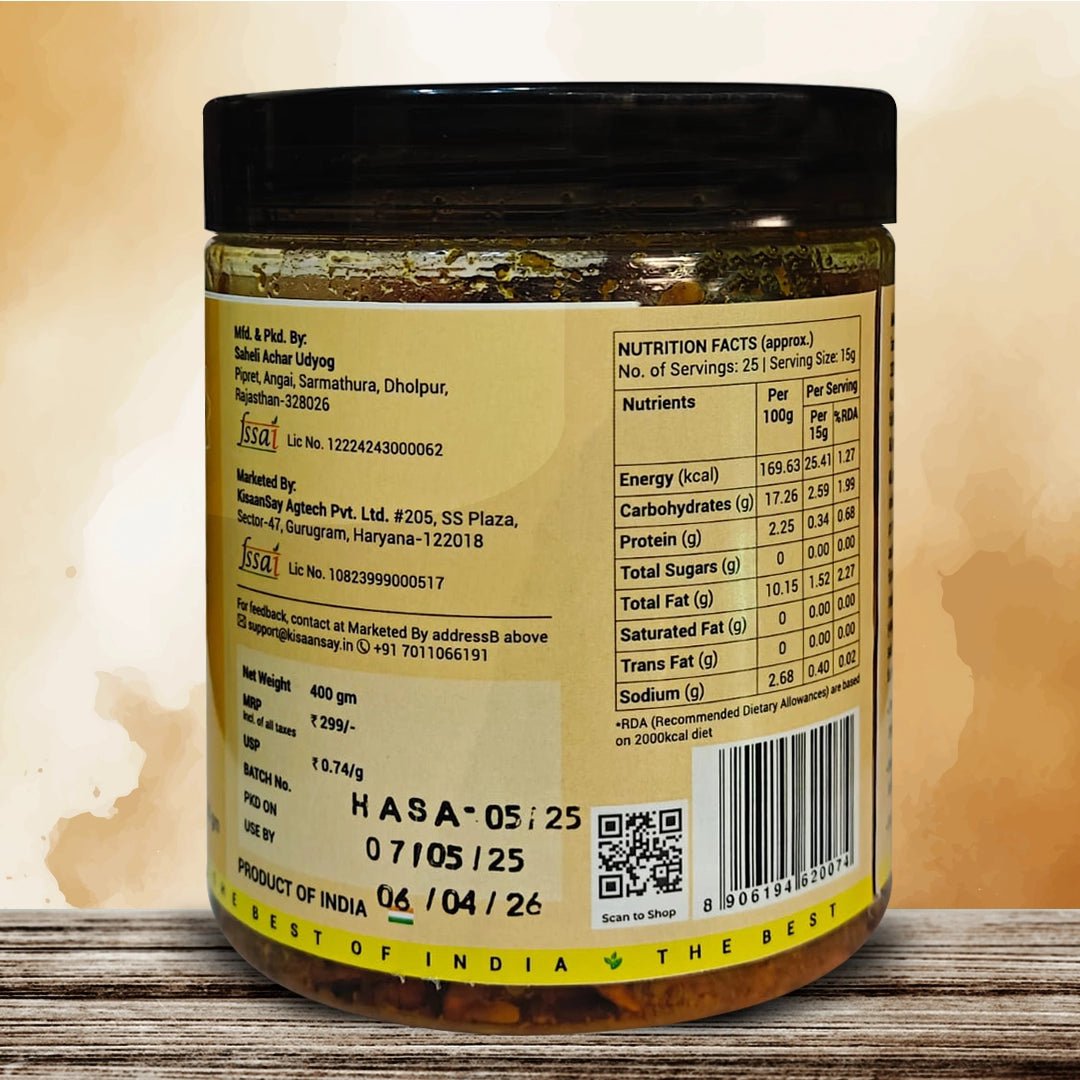 Rajasthani Haldi Achaar - KisaanSay