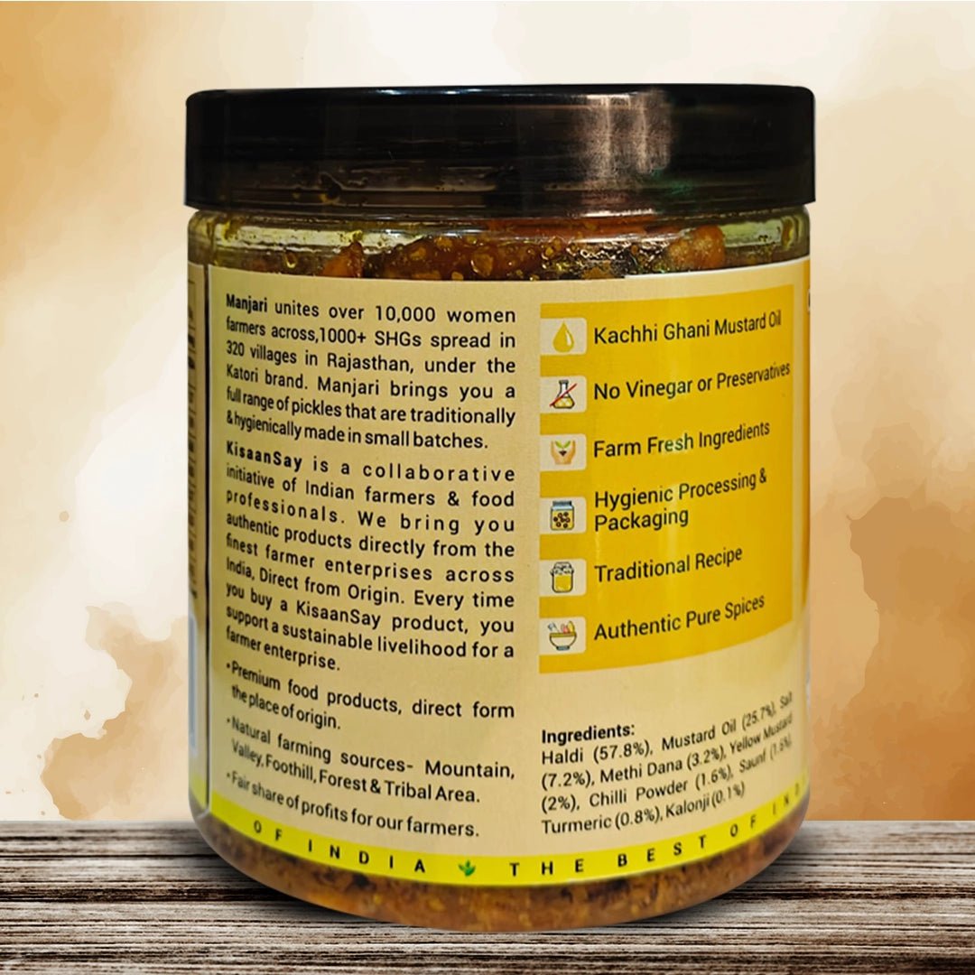 Rajasthani Haldi Achaar - KisaanSay
