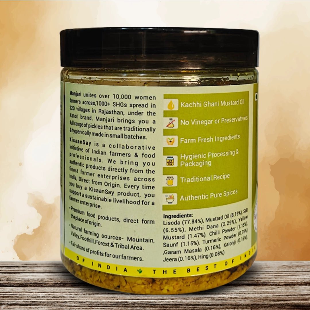 Rajasthani Rai Lisoda Achaar - KisaanSay