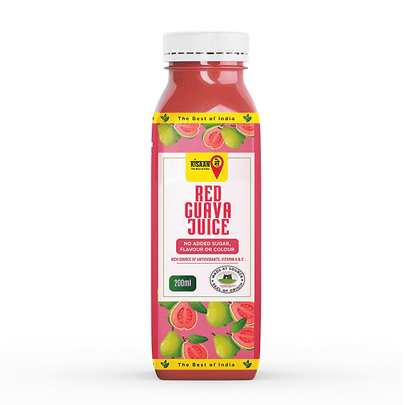 Red Guava Juice | No Added Sugar, Flavours & Colours - KisaanSay