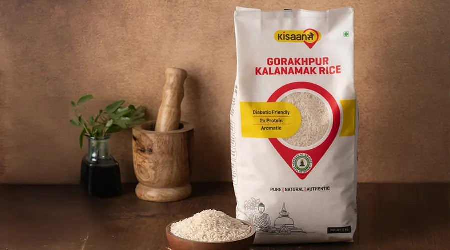 Gorakhpur Kalanamak Rice: The Best Diabetic-Friendly Rice with Low GI & Nutrients