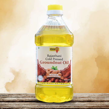 Rajasthani Cold Pressed Groundnut Oil | Wooden Cold Pressed at Low RPM