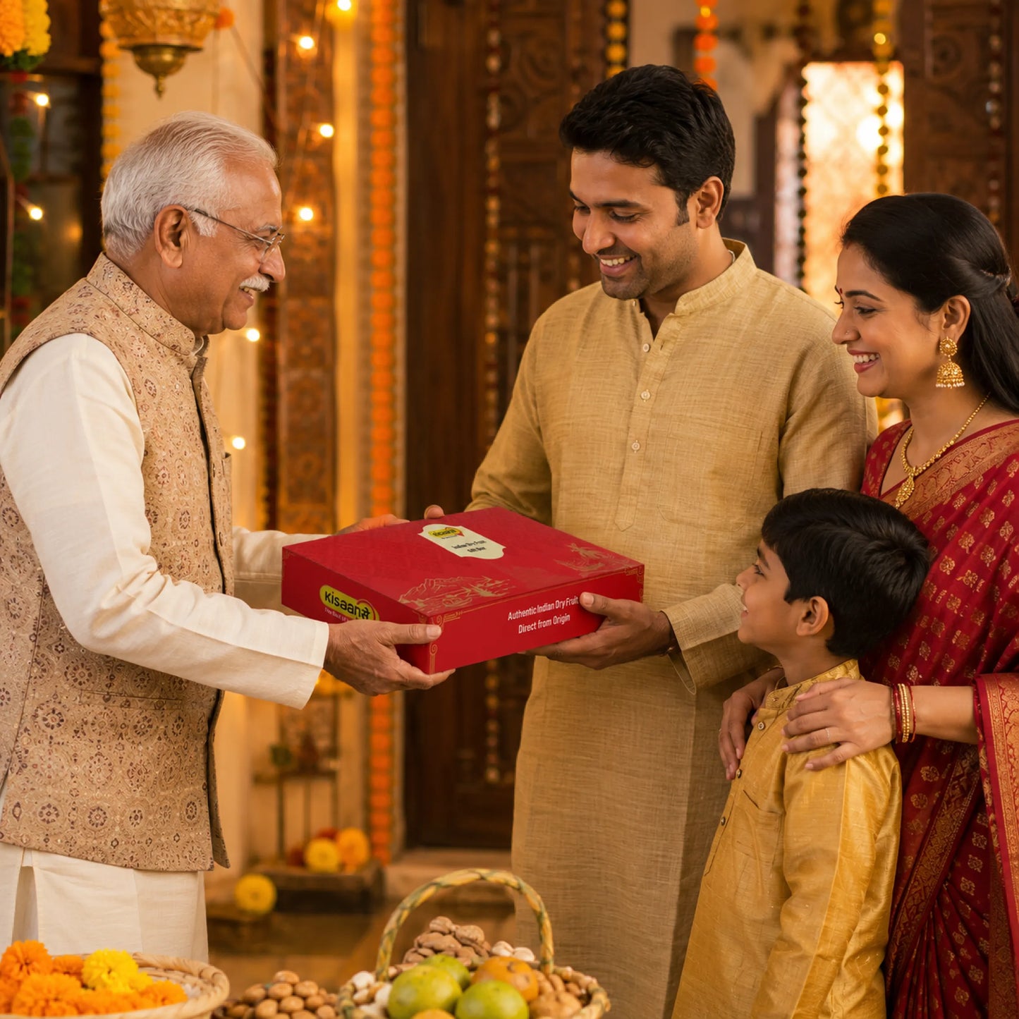 Indian Dry Fruit Gift box