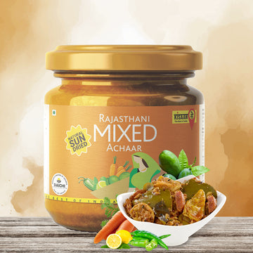 Rajasthani Mixed Achaar | Natural Sun Dried | No Vinegar or Preservatives