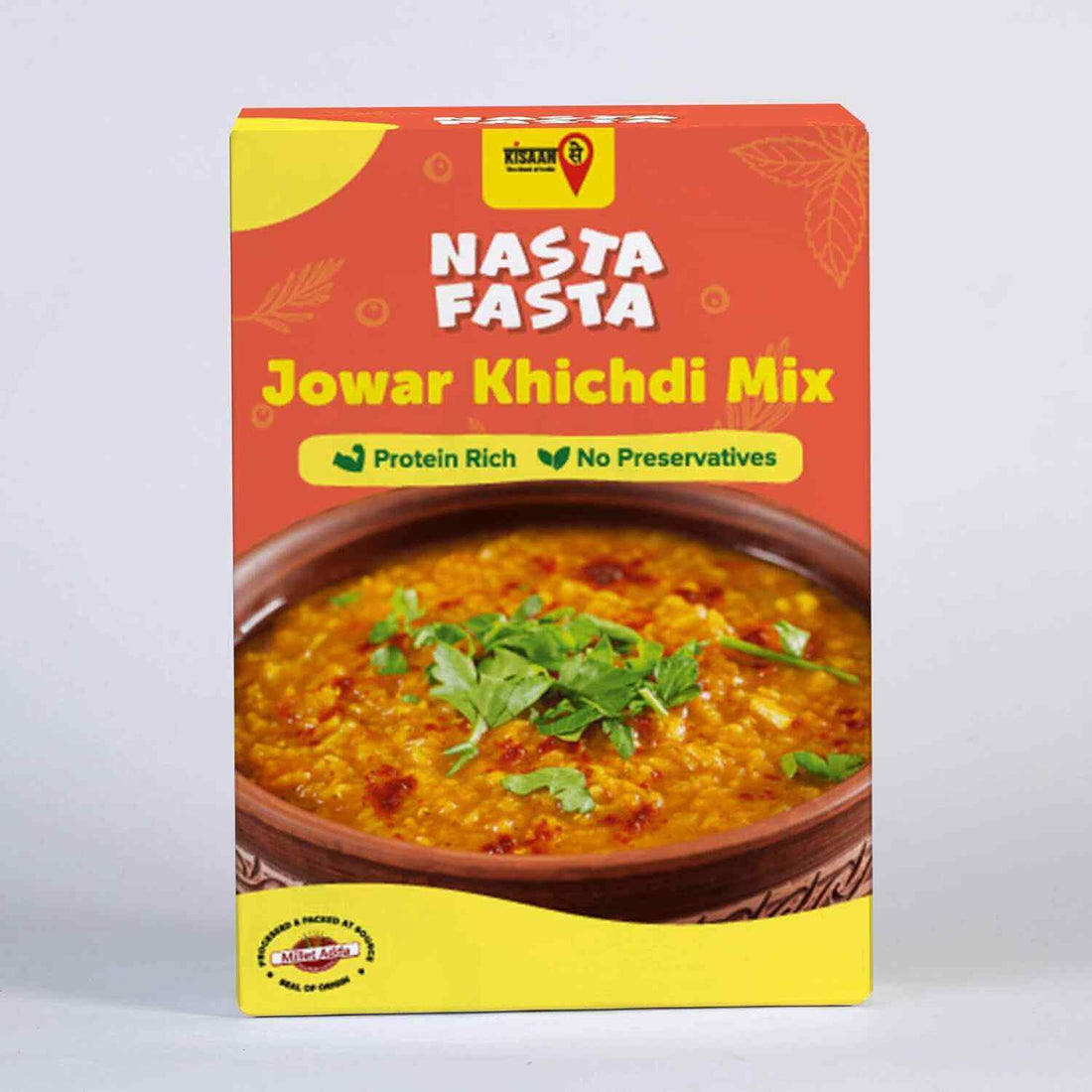 Nasta Fasta Jowar Khichdi Mix | No Preservatives | High Fibre & Protein |  Cooks in 10-minutes