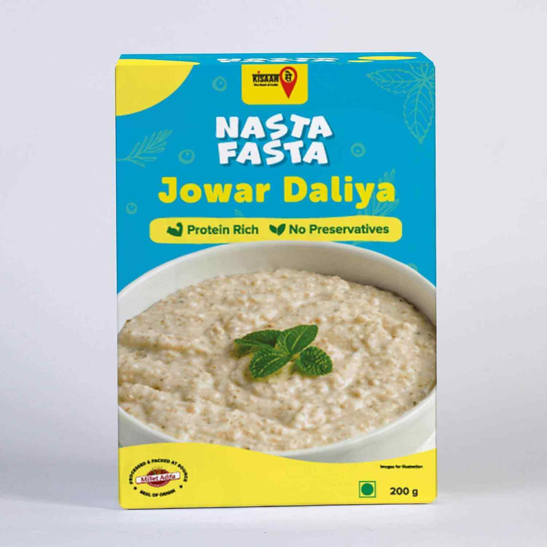 Nasta Fasta Jowar Daliya | No Preservatives | High Fibre & Protein |  Cooks in 10 minutes