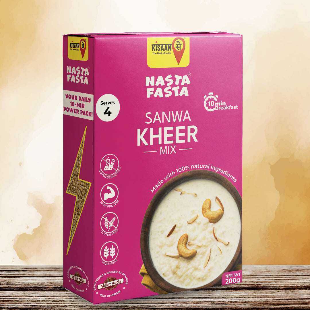 Nasta Fasta Sanwa Kheer Mix | No Preservatives | High Fibre & Protein |  Cooks in 10 minutes