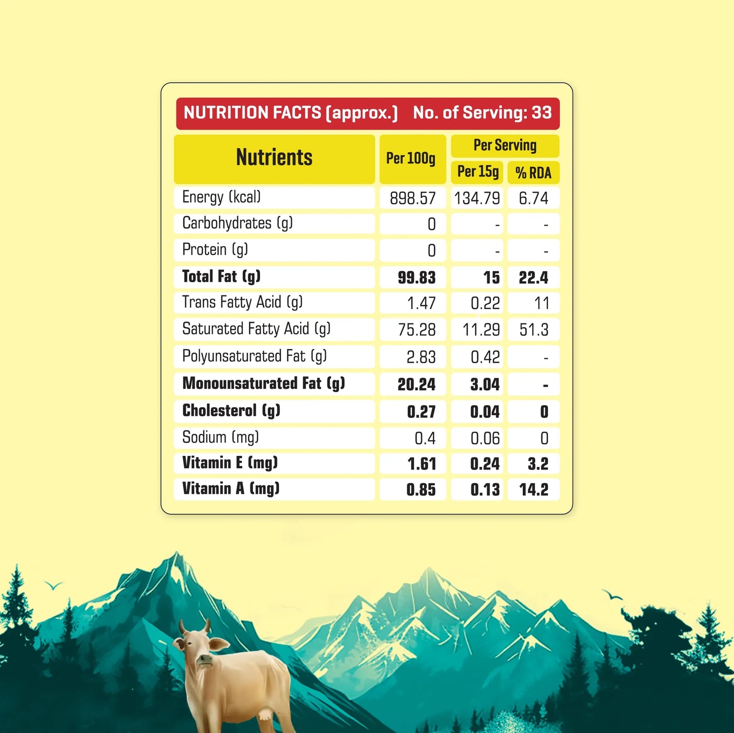 Himalayan Badri Cow Ghee