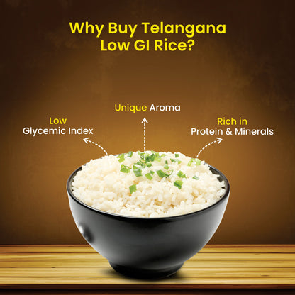 Telangana Low GI Sona Rice