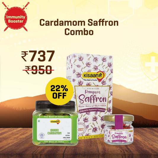 Cardamom Saffron Combo