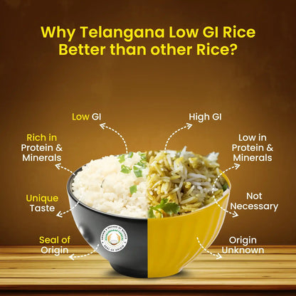 Telangana Low GI Sona Rice