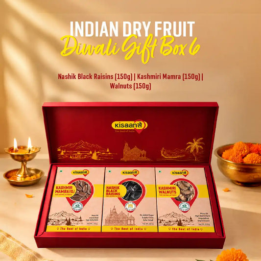 Indian Dry Fruit Diwali Gift Box 6