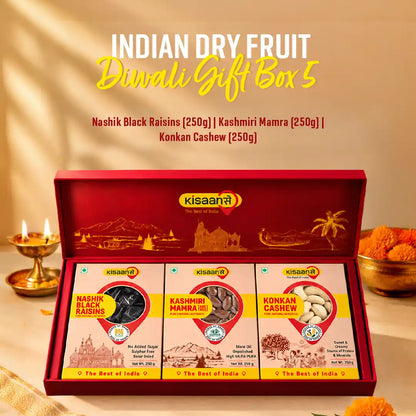 Indian Dry Fruit Diwali Gift Box 5