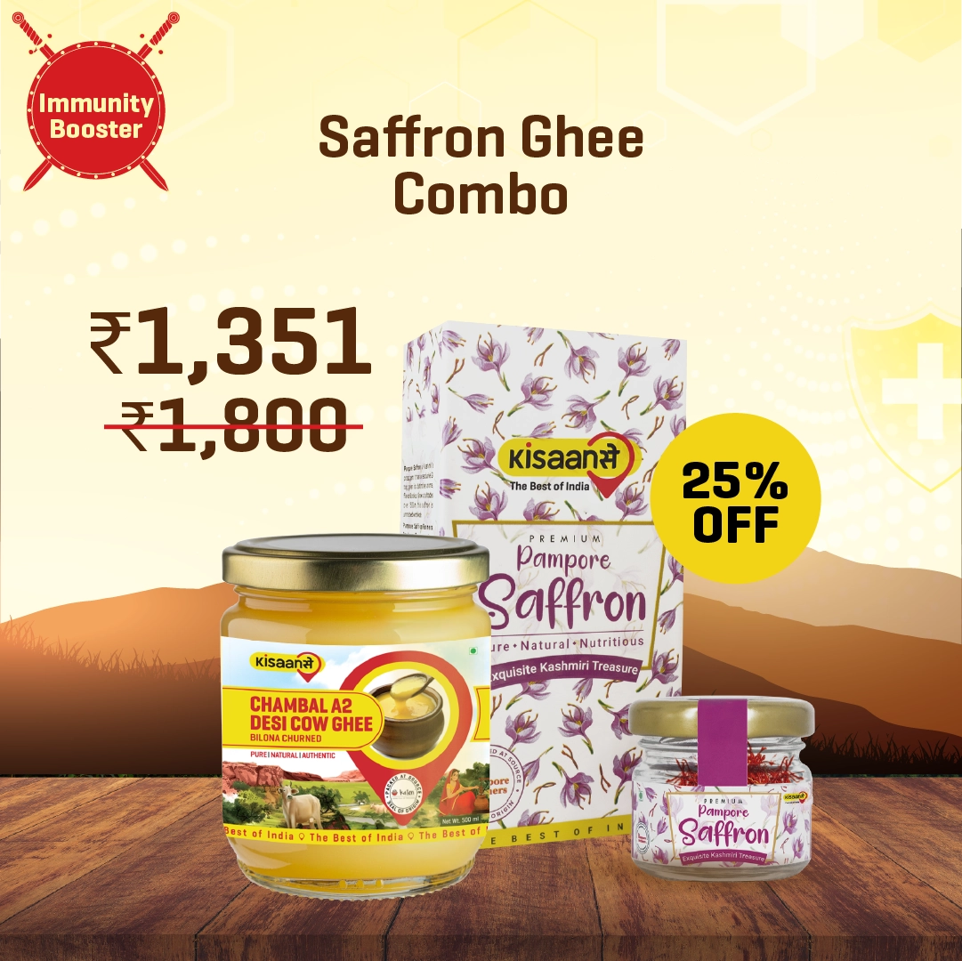Saffron Ghee Combo