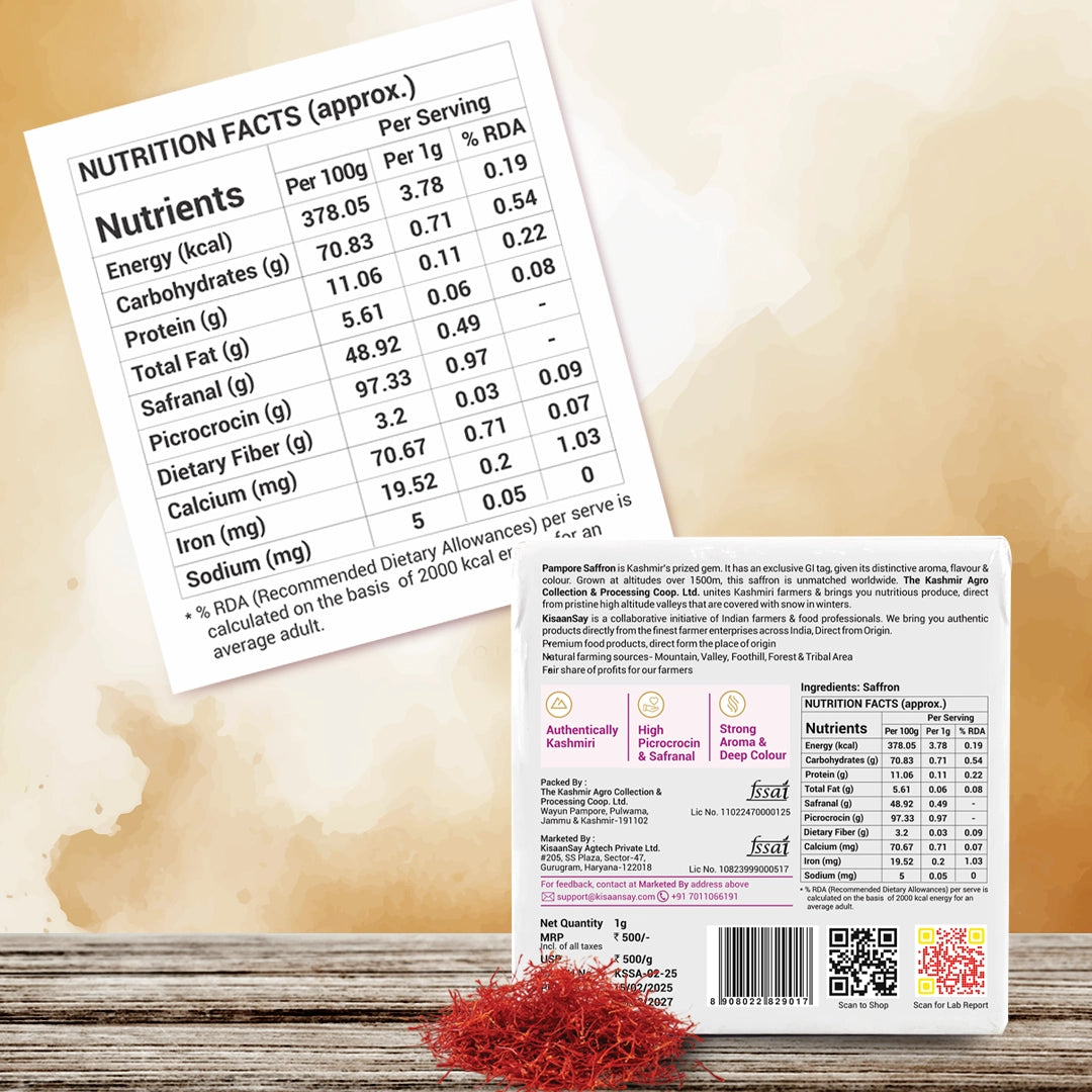 Premium Pampore Saffron