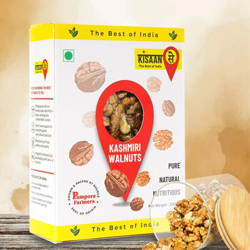 Kashmiri Walnuts | 50% More Oil Content | Without Shell | Vacuum-Packed at Source