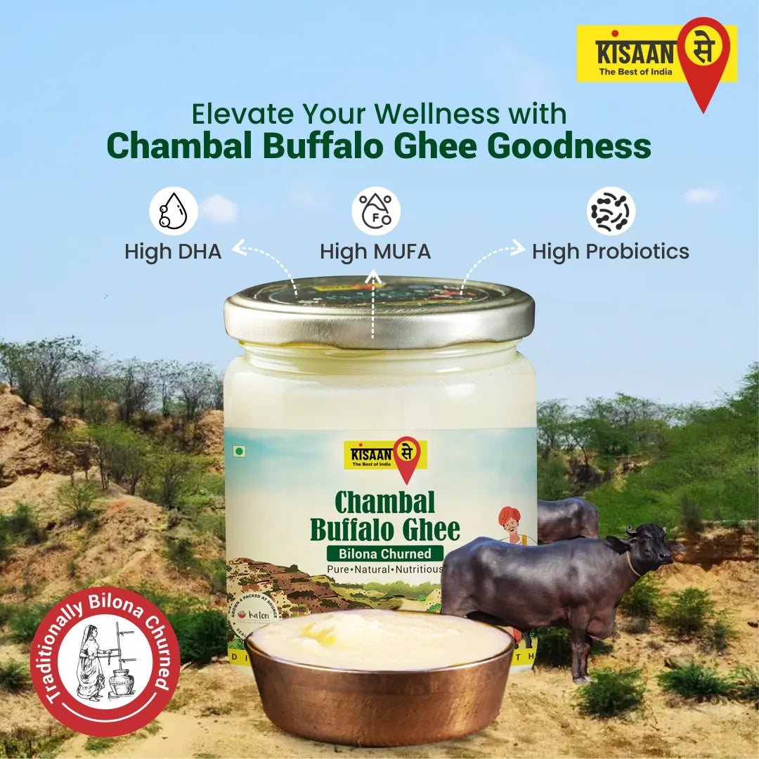 Chambal Desi Buffalo Ghee - KisaanSay