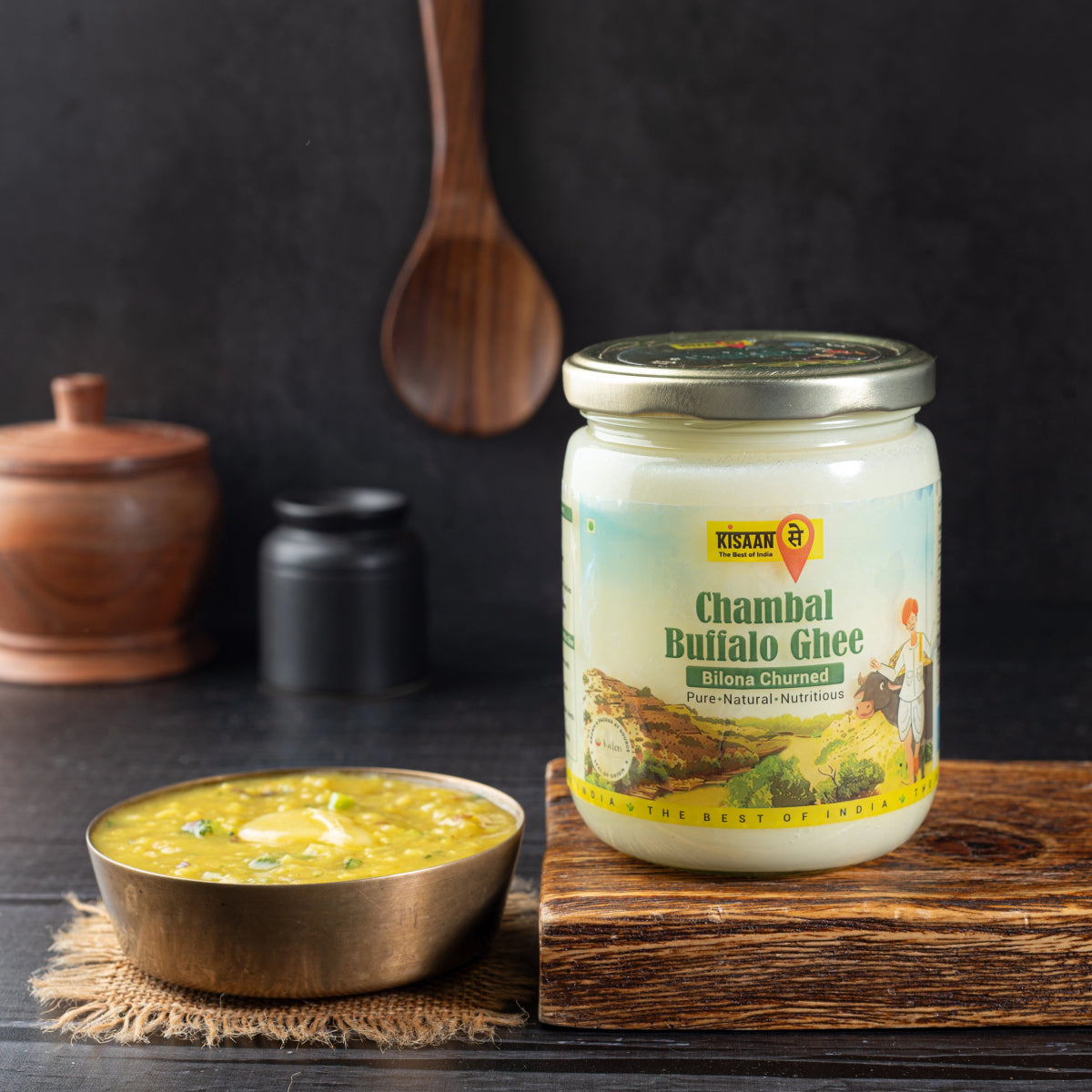 Chambal Desi Buffalo Ghee - KisaanSay