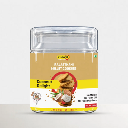 Rajasthani Millet Cookies - Coconut Delight