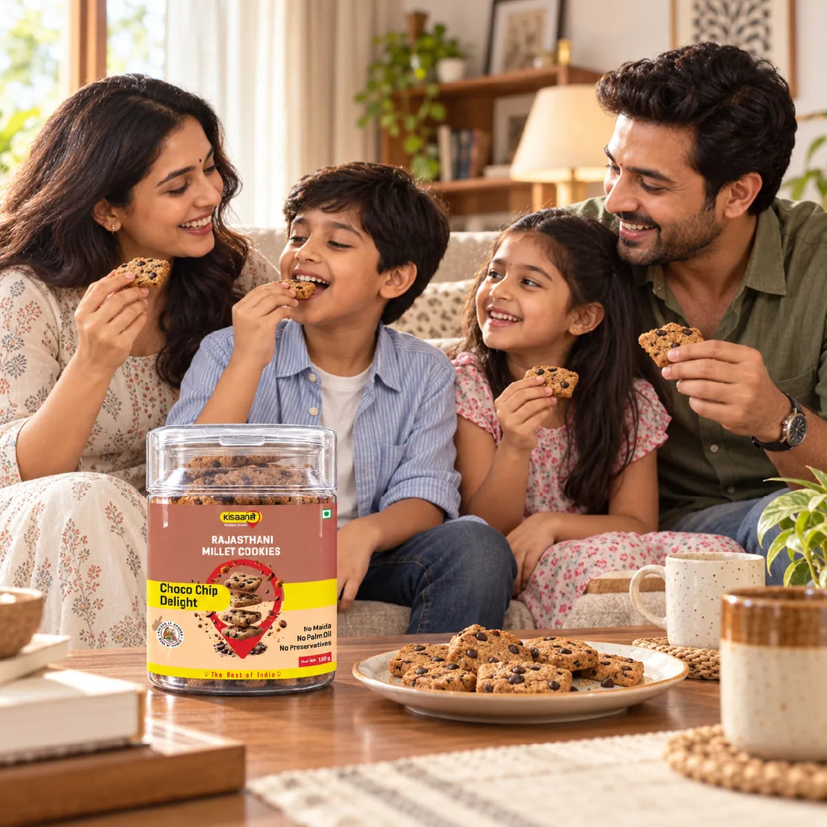 Rajasthani Millet Cookies - Choco Chip Delight