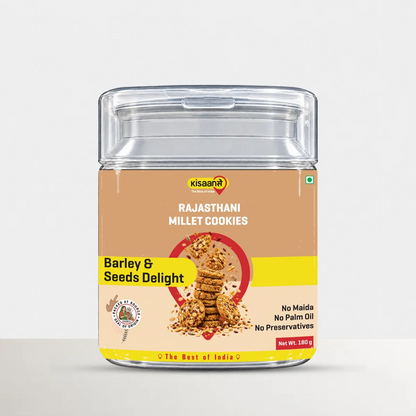 Rajasthani Millet Cookies - Barley & Seeds Delight