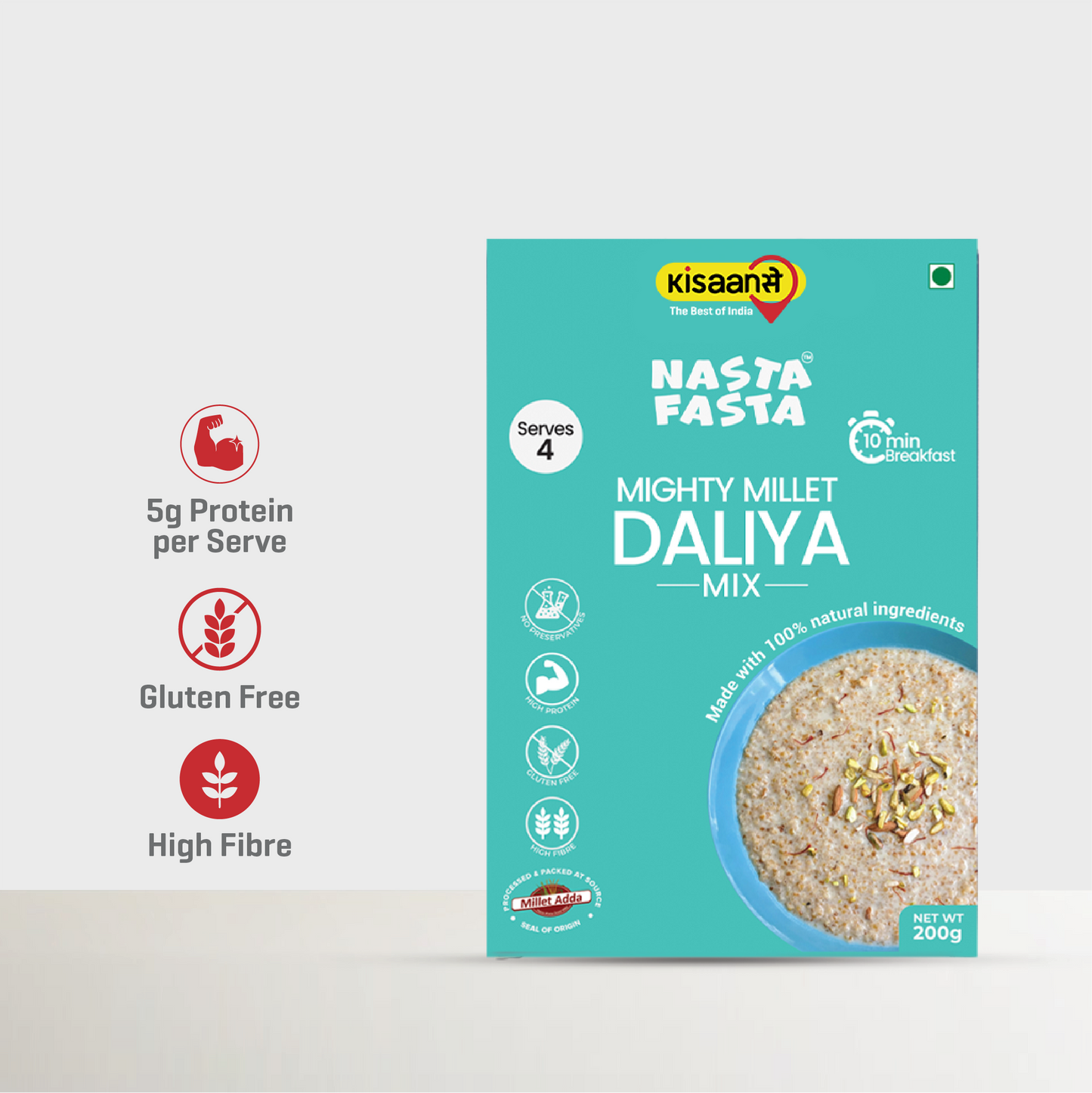 Nasta Fasta Jowar Daliya Mix