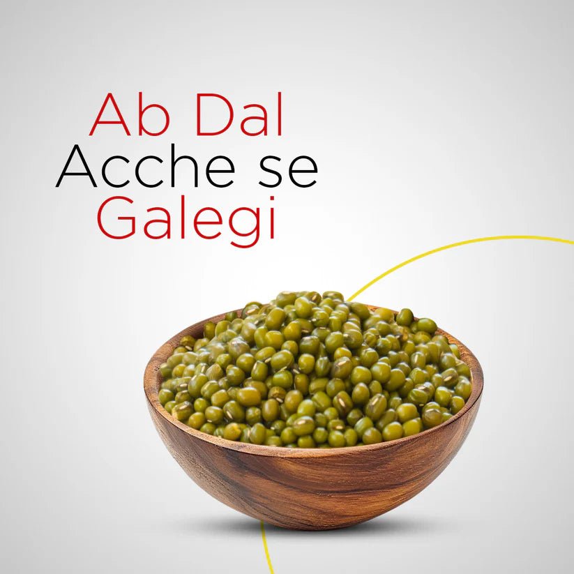 Desi Latur Moong Dal (Sabut) | Unpolished | Cooks Faster - KisaanSay