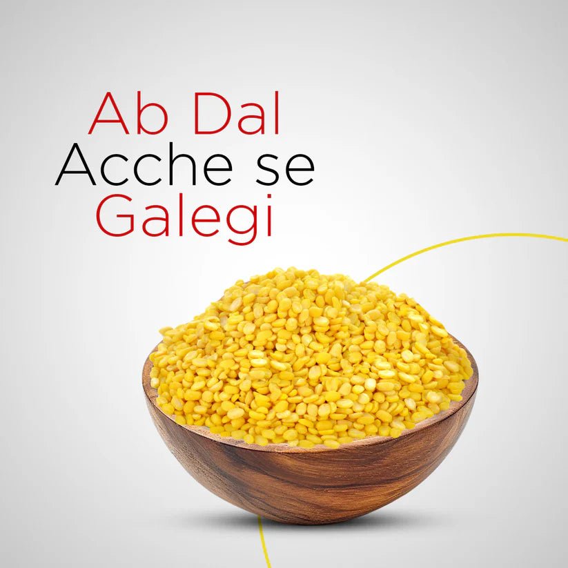 Desi Rajasthani Moong Dhuli Dal | Unpolished | Cooks Faster | Tastes Better - KisaanSay