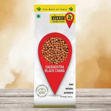 Desi Saurashtra Black Chana - KisaanSay