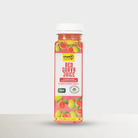 Red Guava Juice  No Added Sugar, Flavours & Colours