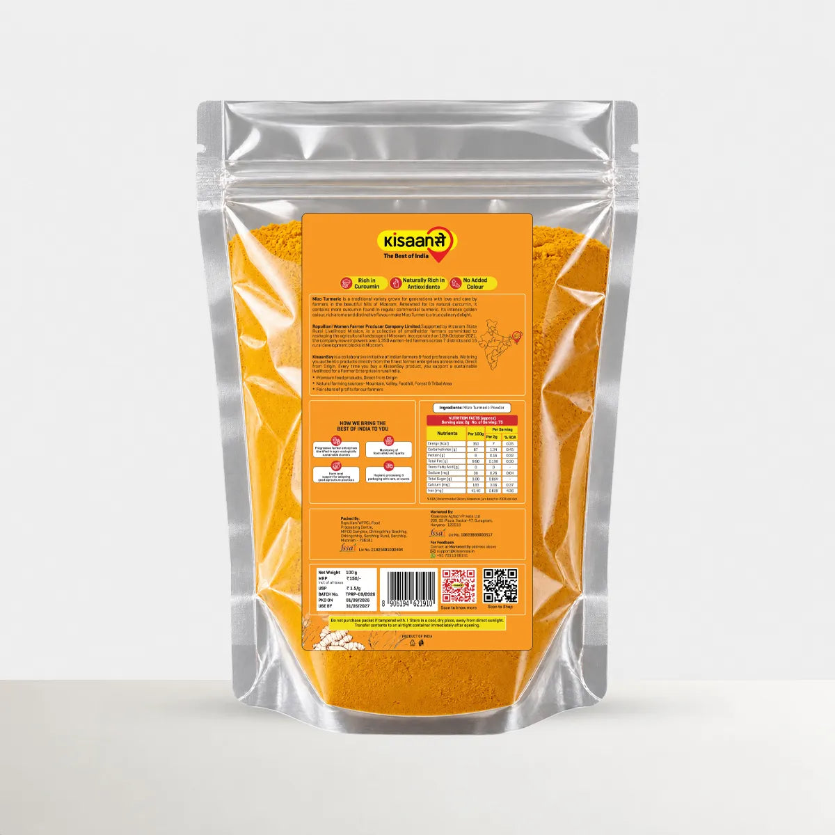 Mizo Turmeric Powder
