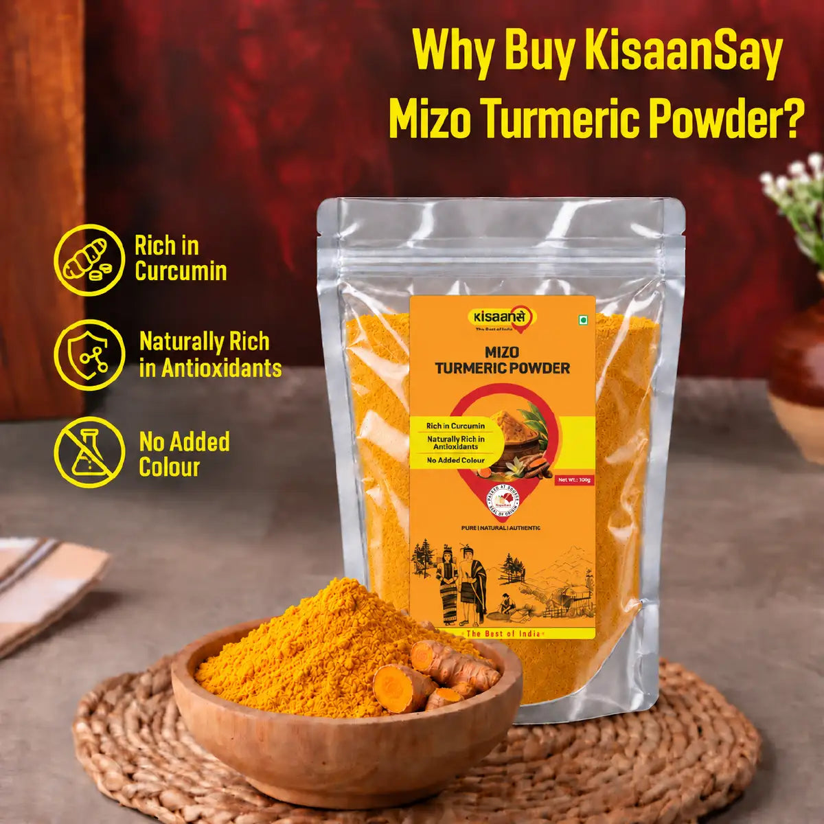 Mizo Turmeric Powder