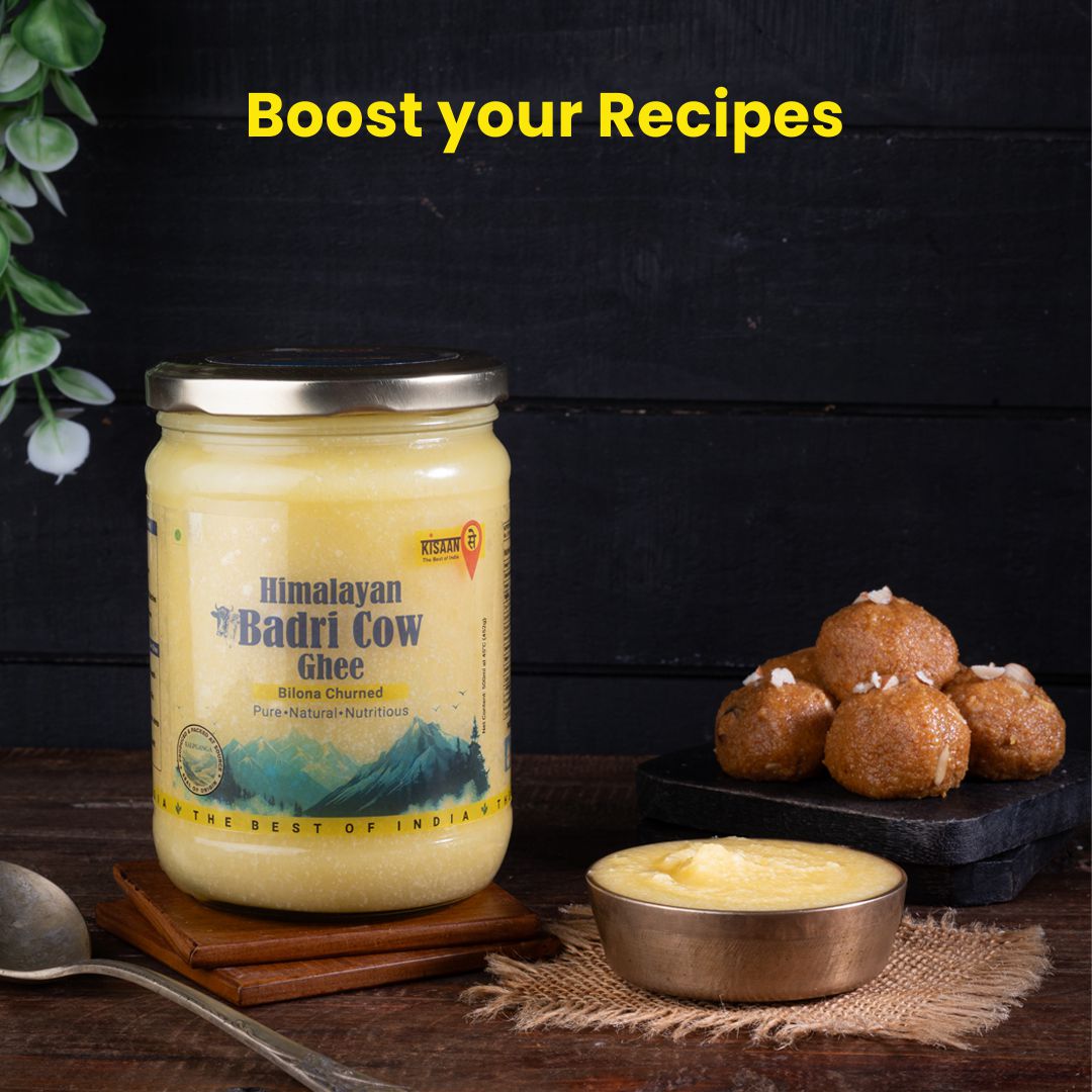Himalayan Badri Cow Ghee | Traditionally Bilona Churned - KisaanSay