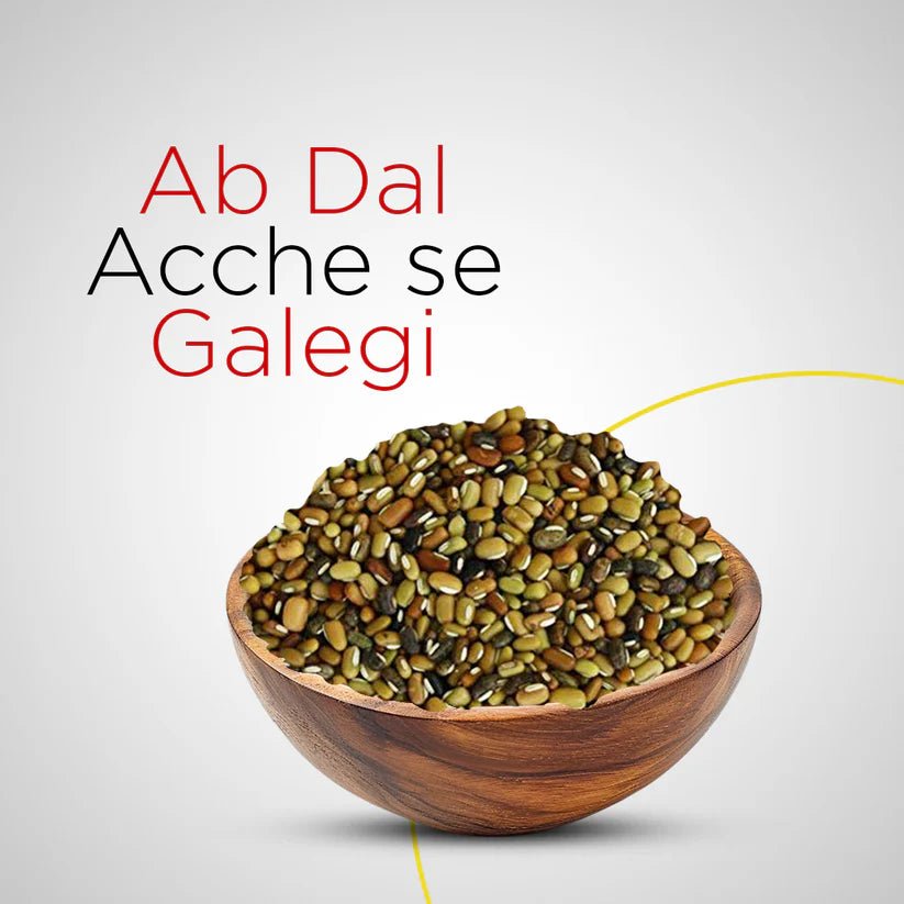 Himalayan Pahadi Naurangi Dal | Unique Taste | Unpolished & High Fiber - KisaanSay
