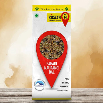 Himalayan Pahadi Naurangi Dal | Unique Taste | Unpolished & High Fiber - KisaanSay