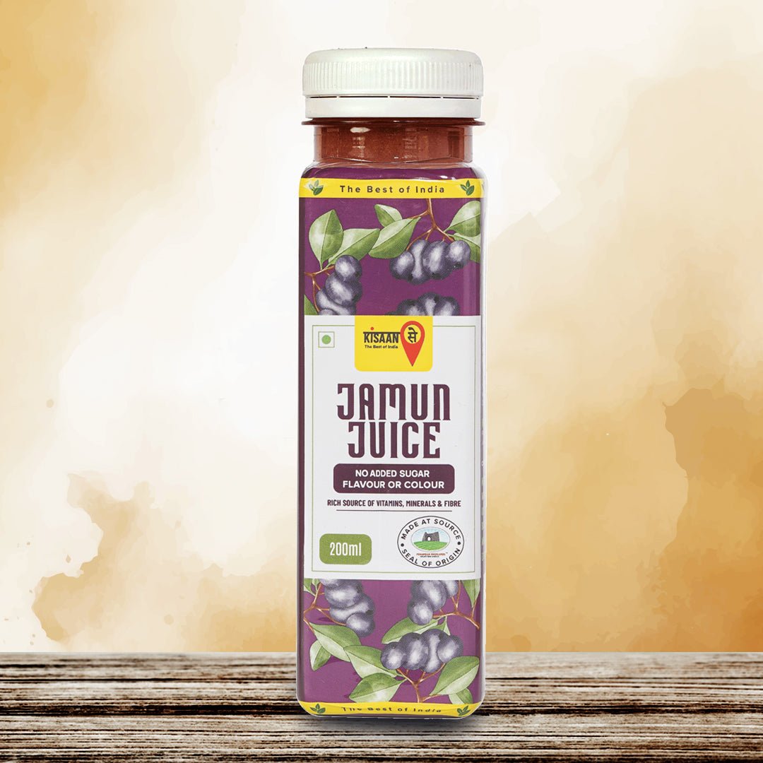 Jamun Juice | No Added Sugar, Flavours & Colours - KisaanSay
