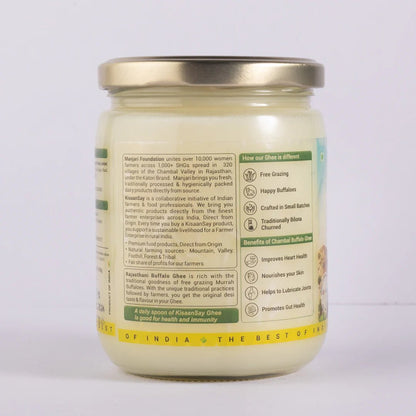 KisaanSay Chambal Desi Buffalo Ghee | Traditionally Bilona Churned - KisaanSay