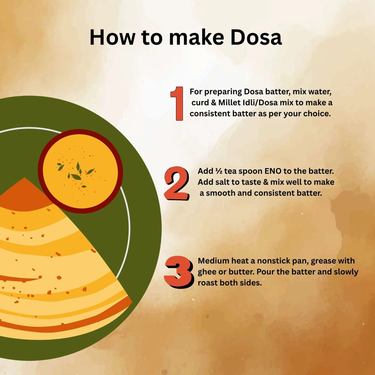 Nasta Fasta Millet Idli Dosa Mix - KisaanSay