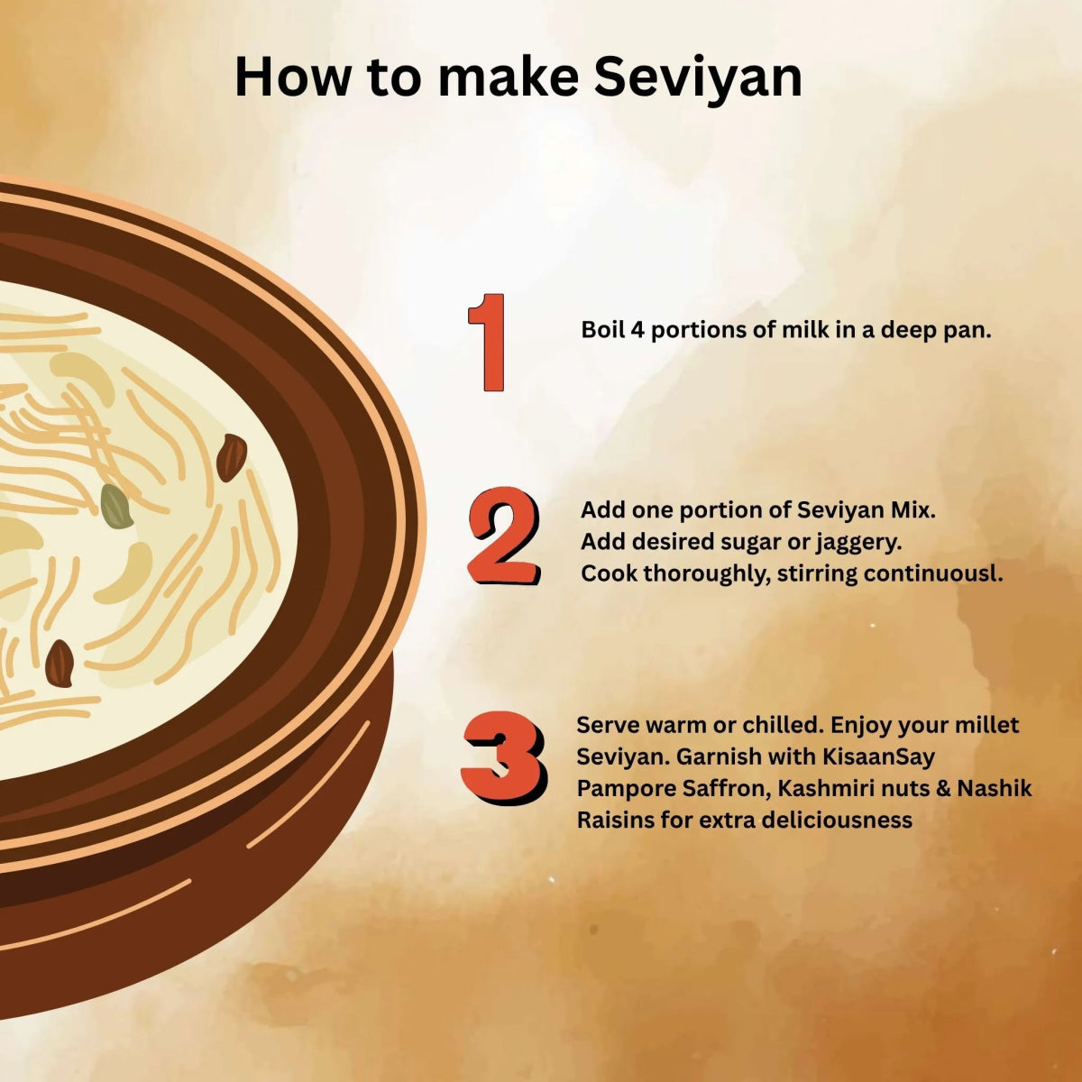 Nasta Fasta Millet Seviyan Mix - KisaanSay